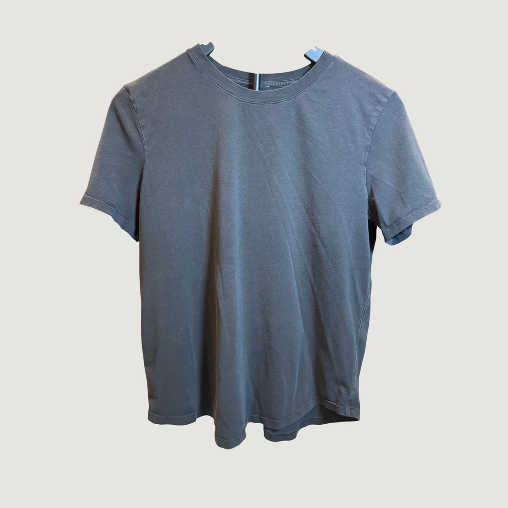 Lululemon Love Crew Short Sleeve T-Shirt S Black Cotton Blend Logo